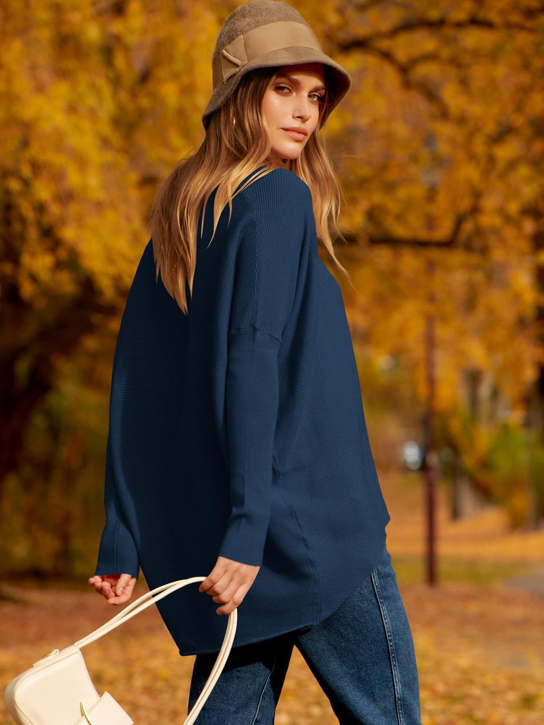 Women's Modern Cashmere Oversized Sweater | Ideal for Autumn/Winter