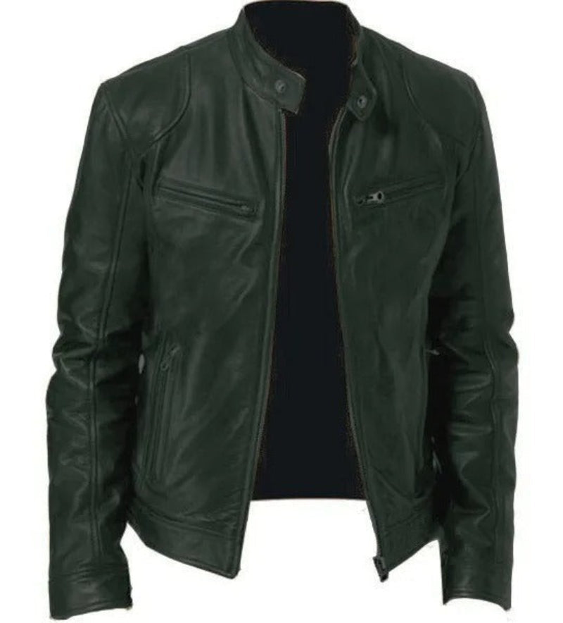 Men's Jacket with Stand-up Collar | Ideal for Autumn/Winter