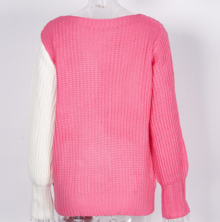 Women's Chic Cashmere Heart Knitted Sweater | Ideal for Autumn/Winter