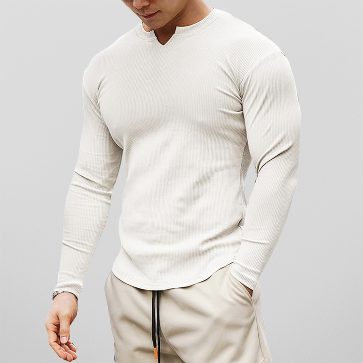 Men's muscle pass long sleeve shirt