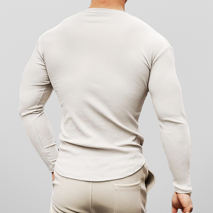 Men's muscle pass long sleeve shirt